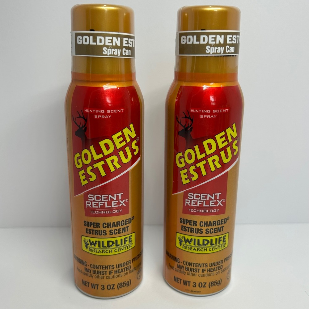Wildlife Research Center Golden Estrus Scent Reflex Hunting Spray 3oz 2 Pack